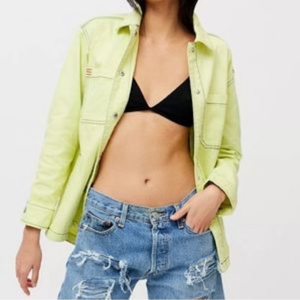 BDG Stella Shirts Neón Lime Jacket